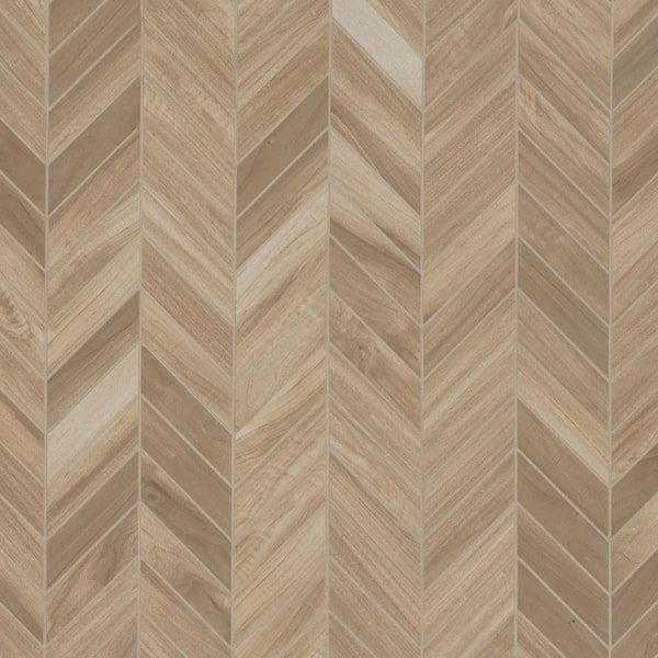 Havenwood 12x15 Matte Chevron Porcelain Mosaic product view