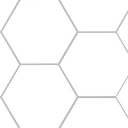 Hexley 9x10.5 Matte Porcelain Hexagon Tile — clean product view — color Ecru