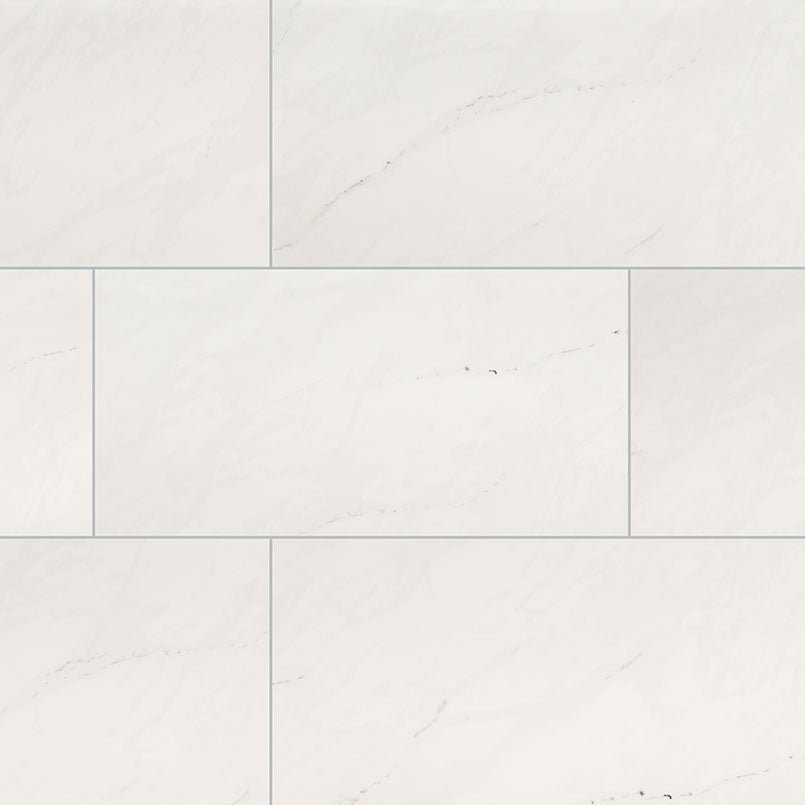 Aria 2x4 Polished Porcelain Mosaic — clean product view — color Ice