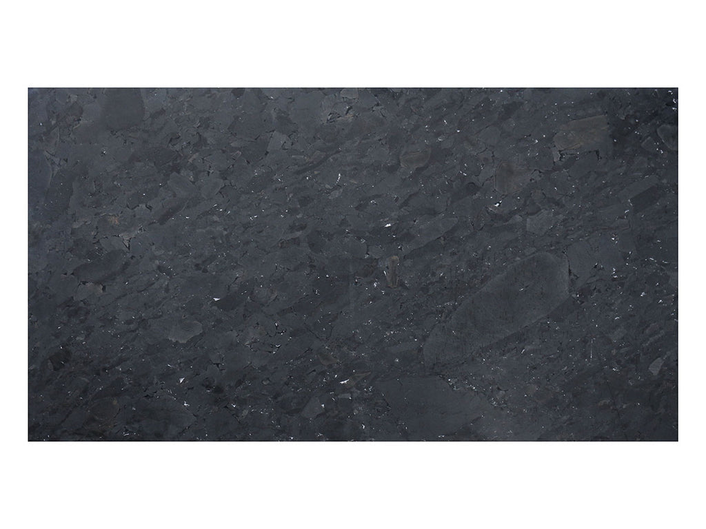 Infinity Black Quartzite Slab — representative full slab