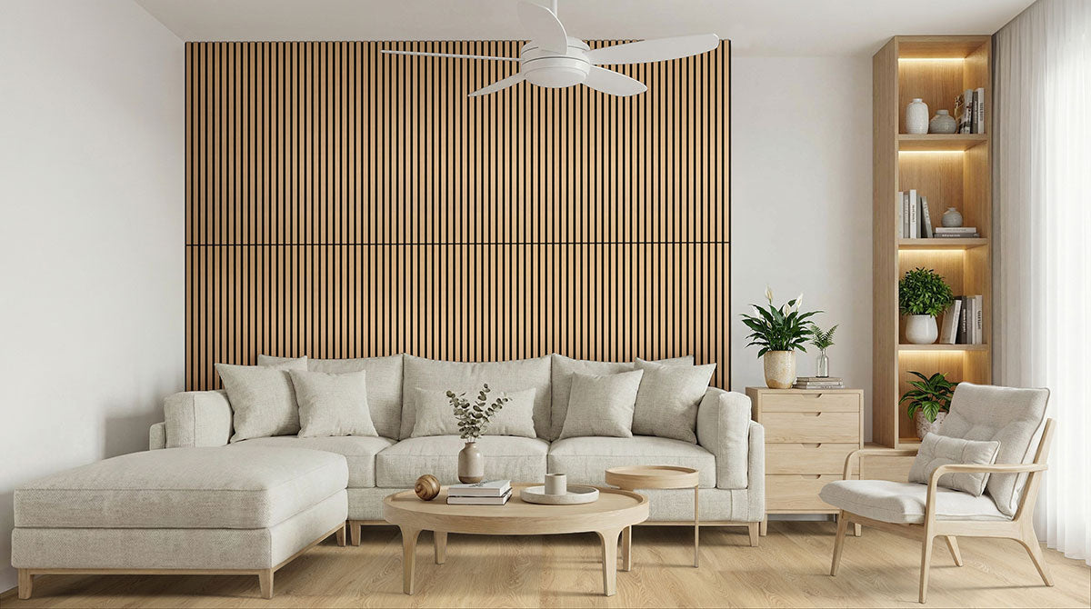 Kallum 9x48 5mm 20mil Loose-Lay Luxury Vinyl Plank — installed room view — color Larkin