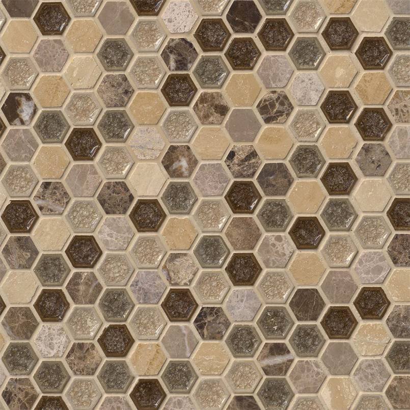 Kensington 1-inch Hexagon 8mm Mosaic — clean product view