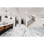 Savoy Matte and Polished Marble-Look Porcelain Tile product view