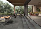Midnight Montage Porcelain Pool Coping - installed example (representative)