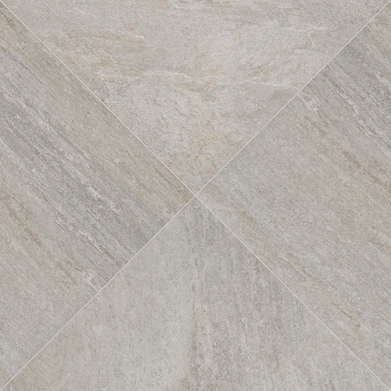 Quartz Silver Porcelain Paver - iso (representative)