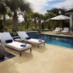 Livingstyle Cream Porcelain Paver - installed example (representative)
