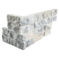Arabescato Carrara Rockmount corner — Split Face (LPNLMARACAR618COR)
