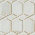 Luxor Royal Link Gold Pattern Stone and Metal Mosaic — clean product view