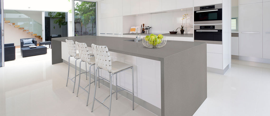 Macabo Gray quartz — room scene
