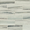 Malta Cliffs 2x6 8mm Glass and Stone Subway Mosaic surface detail