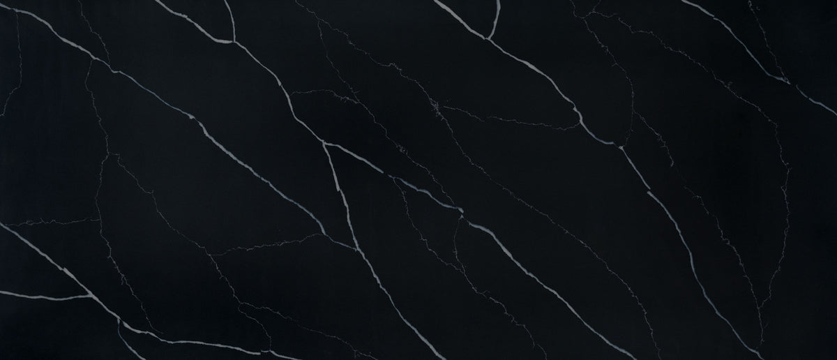 Marquina Midnight quartz — slab