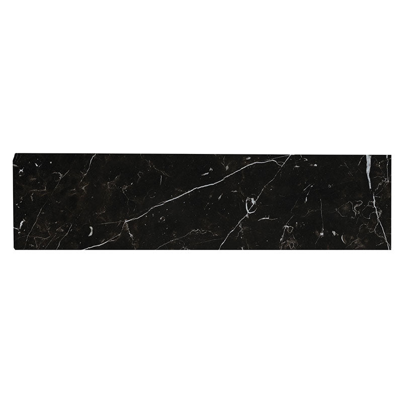 Regallo Marquina Noir Bullnose, supplier illustration (NREGMARNOI3X24BNP)