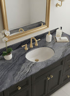 Mercury Gray Quartzite Slab — room scene