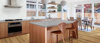 Meridian Gray countertop room inspiration; installation shown is illustrative