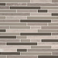 Modello Grigio Interlocking 6mm Stone-Glass Mosaic — clean product view