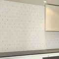 Bianco Dolomite Pinwheel Polished Marble Mosaic product view