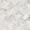 Capri Blue 1x2 Herringbone Honed Marble Mosaic — clean product view