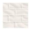 Highland Park Glossy Ceramic Subway Wall Tile — clean product view — color Antique White