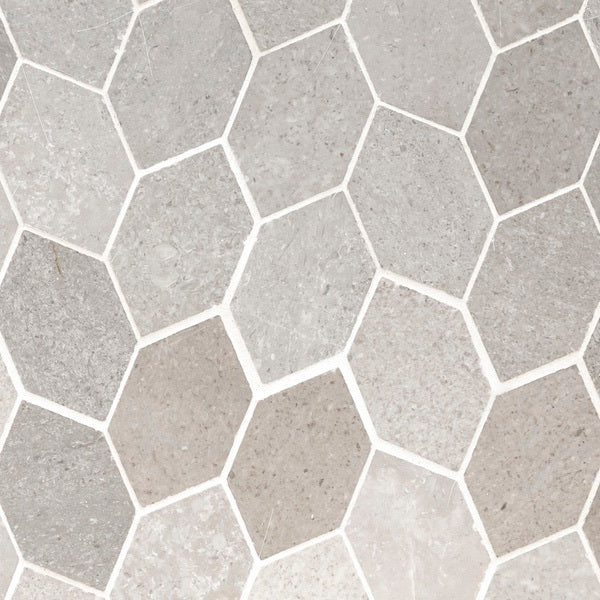 Lilly Pad 10mm Honed Limestone Mosaic product view