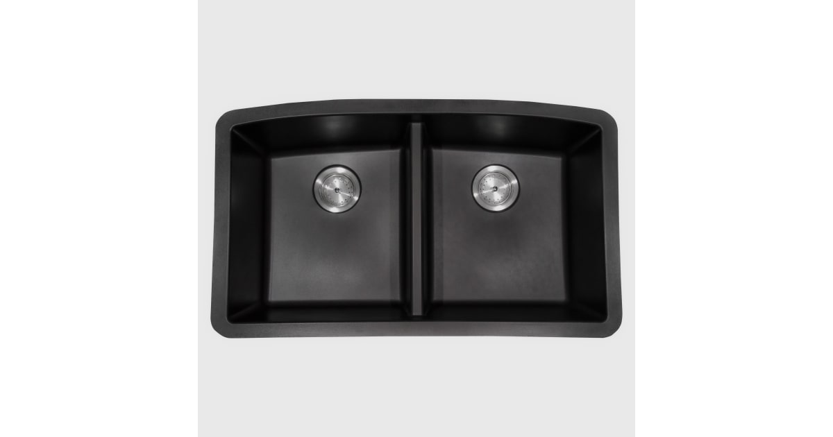 Quartz Composite Double-Bowl 50/50 Sink 3219 — clean product view