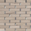 Stella Interlocking 8mm Stone-Glass-Metal Mosaic — clean product view