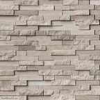 White Quarry Splitface 10mm Marble Mosaic — clean product view