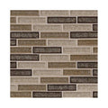 Venetian Cafe 8mm Glass-Stone Brick Mosaic — clean product view