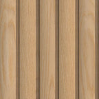 Reeded 9.5x94.5 Acoustic Wood Slat Panel surface detail