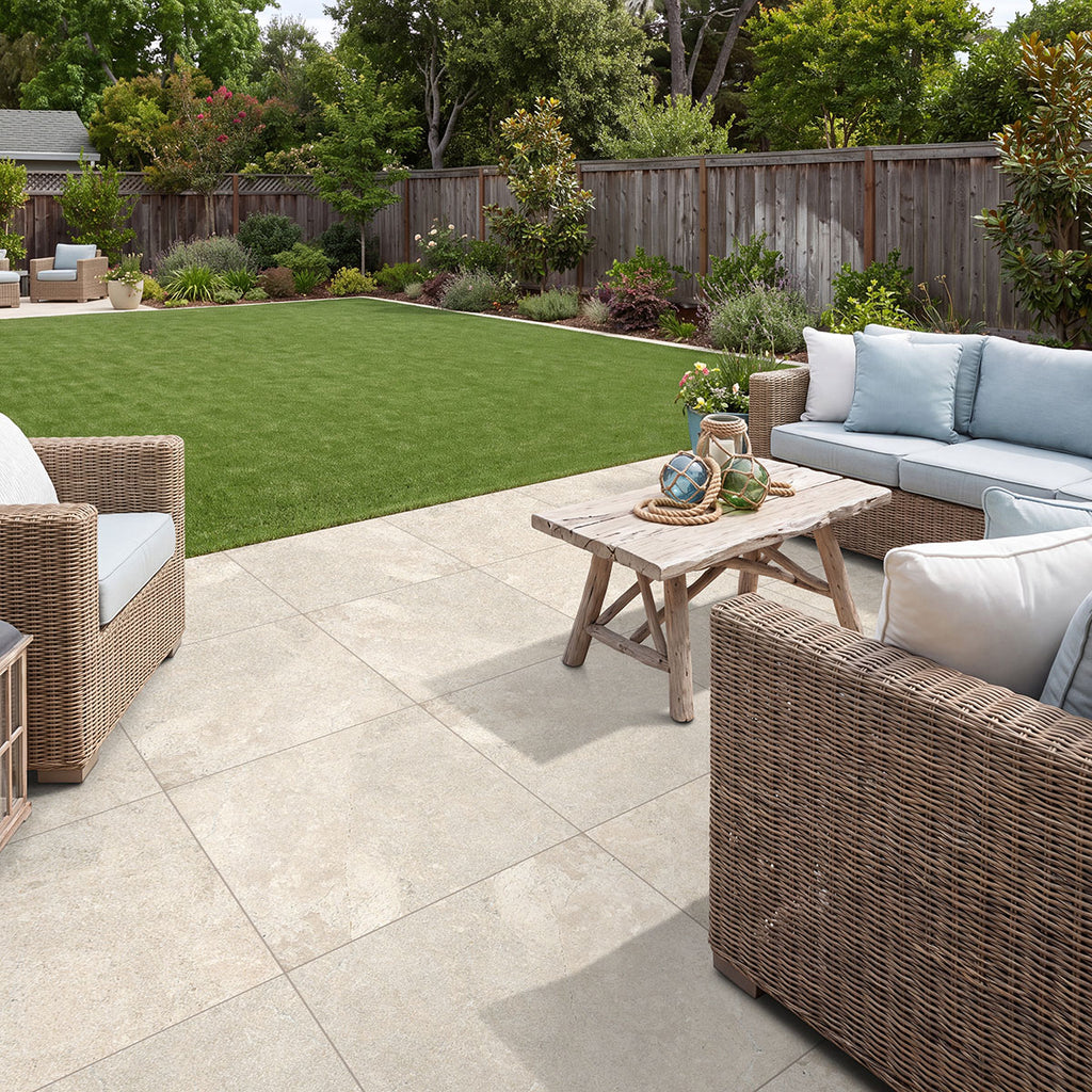 Diana Royal Natural Stone Paver - installed example (representative)