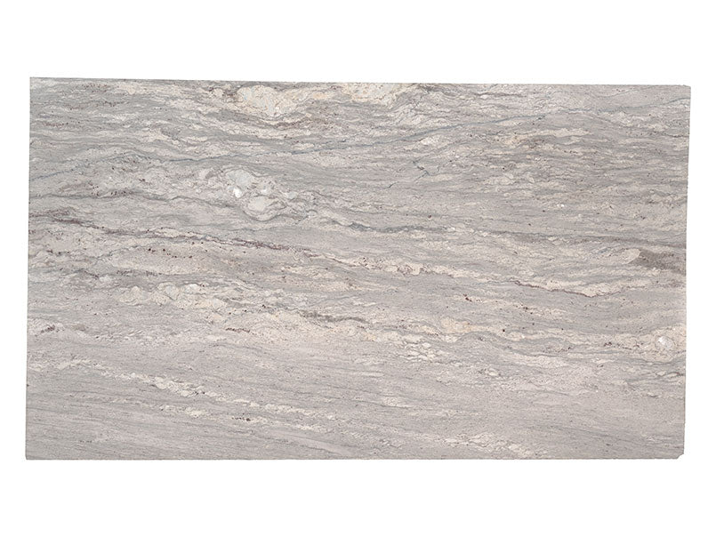 New River White Granite Slab — representative full slab