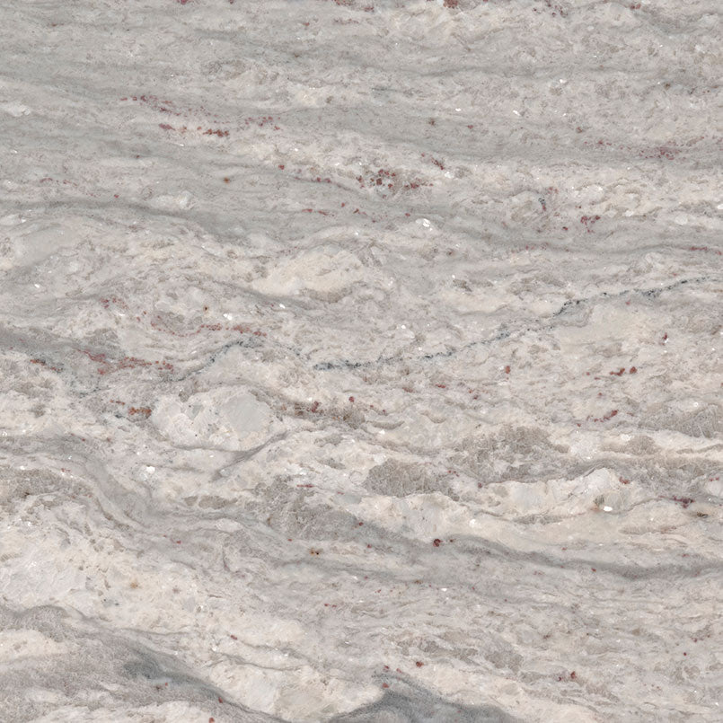 New River White Granite Slab — detail