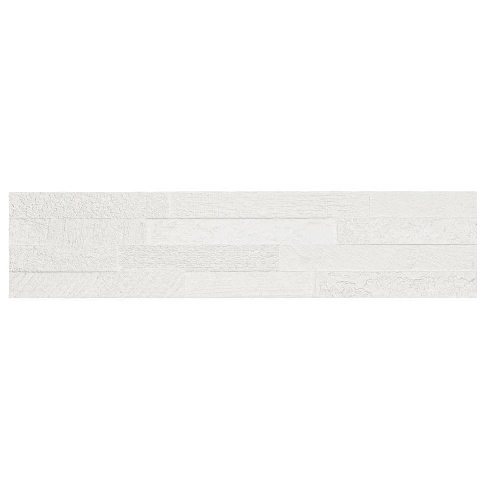 Dekora Nora Ice 6x24 Porcelain Ledger Panel product view