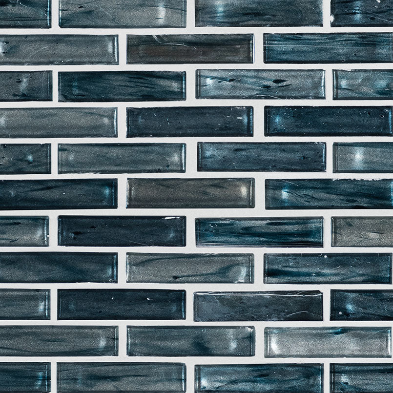 Oasis Blast 1x4 6mm Glass Brick Mosaic product view
