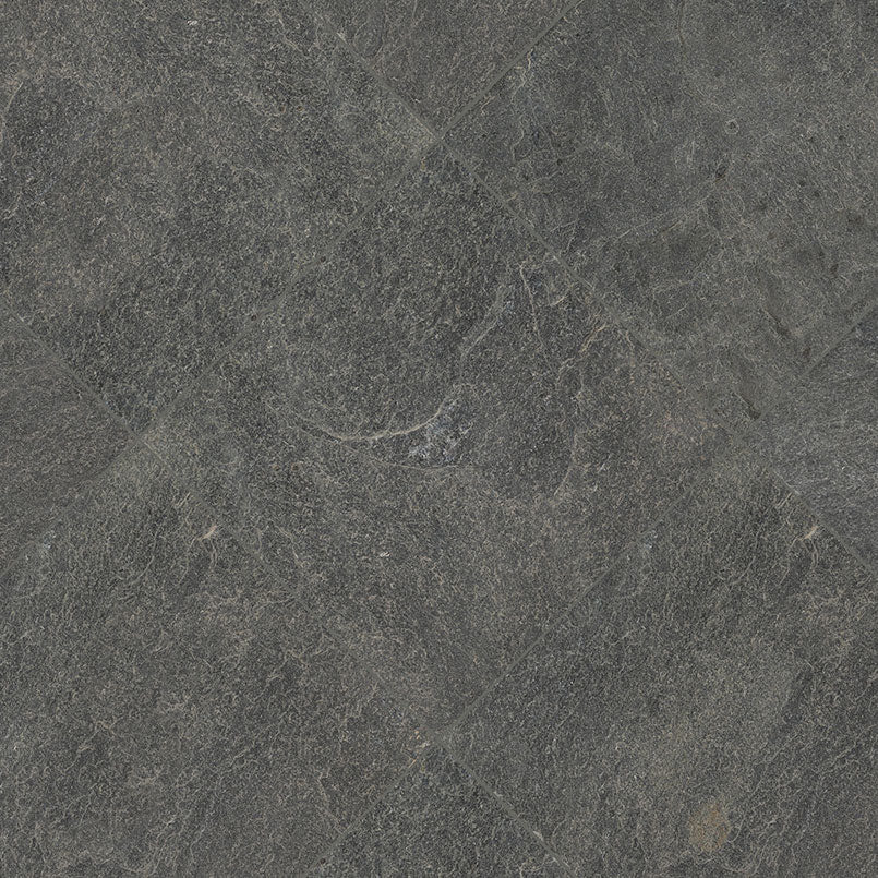 Ostrich Grey Gauged and Honed Quartzite Tile — isometric scale view