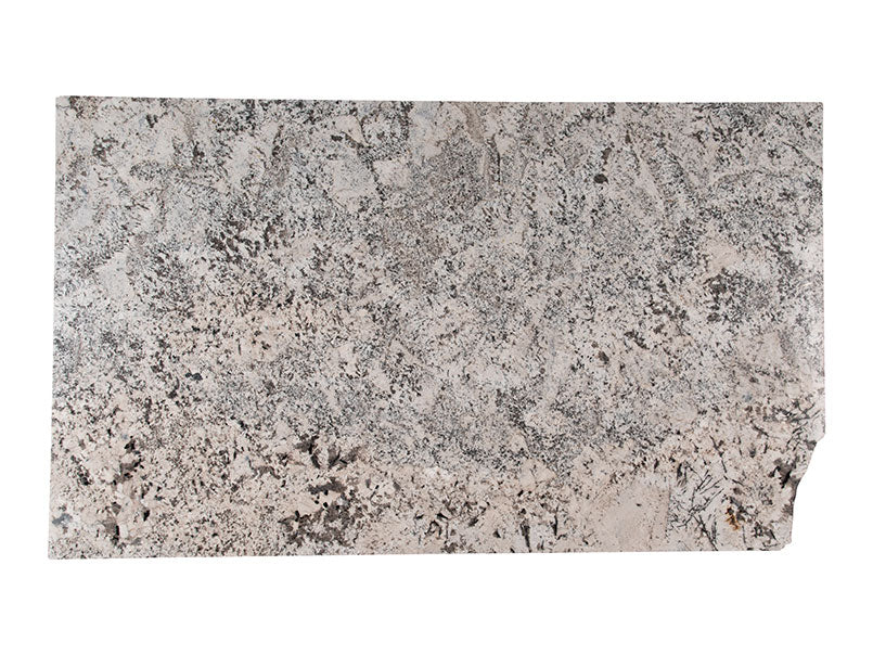 Oyster White Granite Slab — representative full slab
