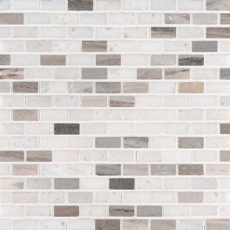 Palisandro Mini Brick Polished Marble Mosaic product view