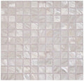 Zouli Stak 3x3 Honed Marble Mosaic — clean product view — color Blue and cool white
