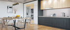 Peppercorn White quartz — room scene