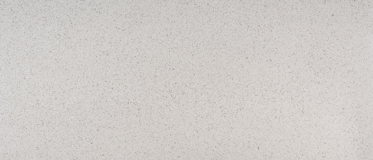 Peppercorn White quartz — slab
