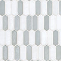 Pixie 6mm Handcrafted Glass Picket Mosaic surface detail