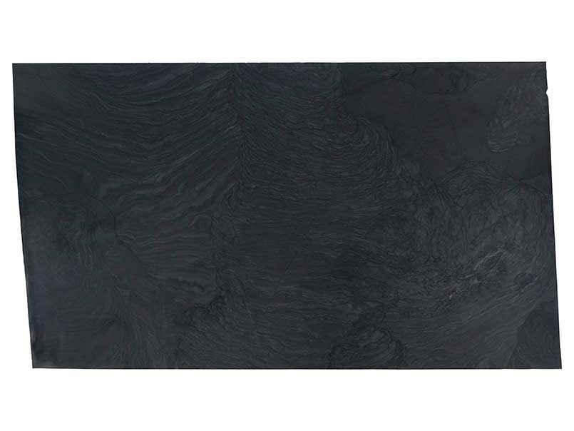 Platinum Black Quartzite Slab — representative full slab