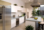 Polar White engineered marble — room scene