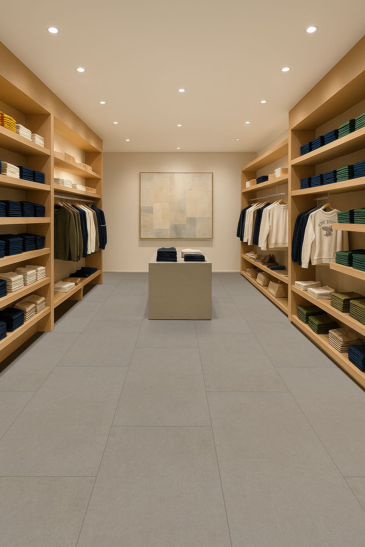 Cementique 2x2 Matte Porcelain Mosaic installed room scene