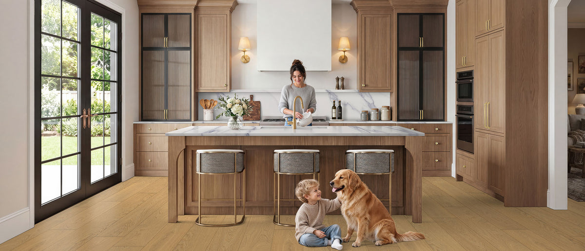 Calacatta Anava quartz — room scene