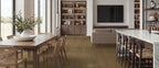 Calacatta Aravine quartz — room scene