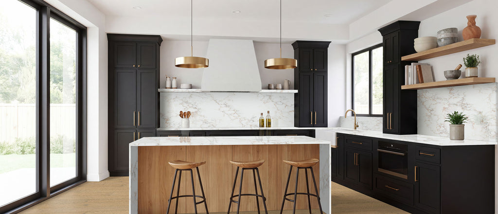 Calacatta Cinela quartz — room scene