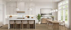 Calacatta Miraggio Cove quartz — room scene