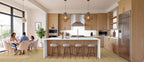 Calacatta Rusta countertop room inspiration; installation shown is illustrative