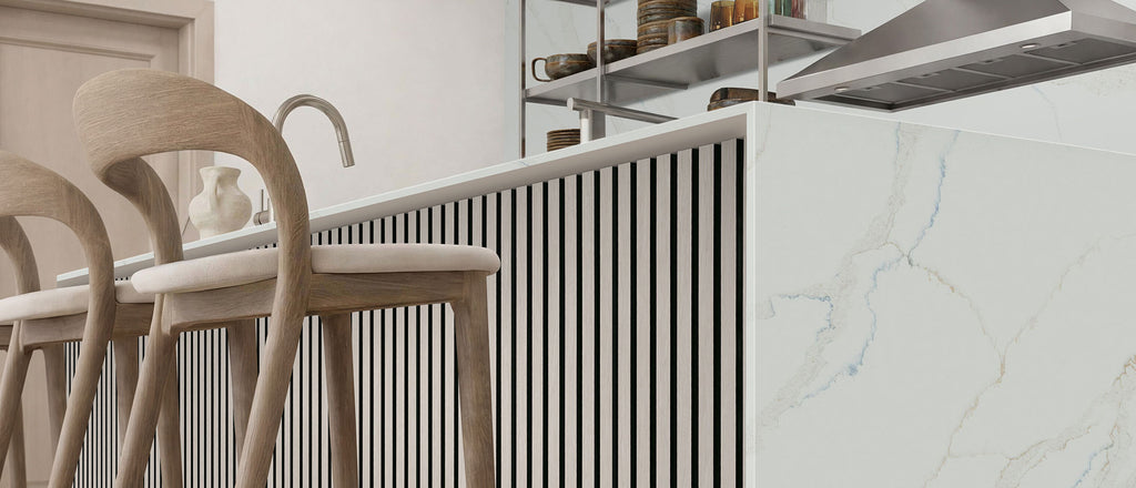 Calacatta Safyra quartz — room scene