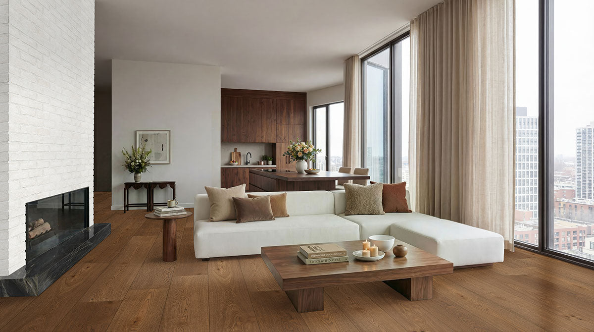 Belvedere Quartzite Slab — room scene